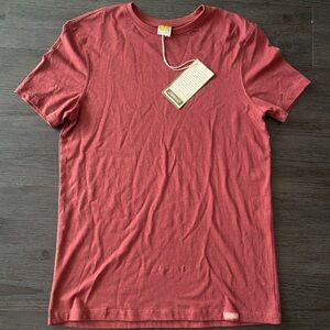 Men's Onno Short Sleeve Bamboo T-Shirt Red Small